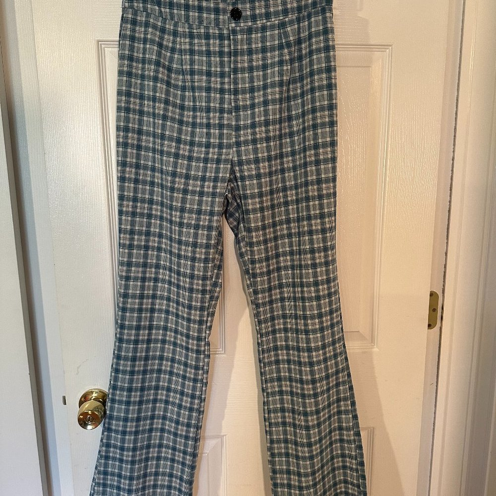 Great blue plaid, light-weight pant Size 6/M pants